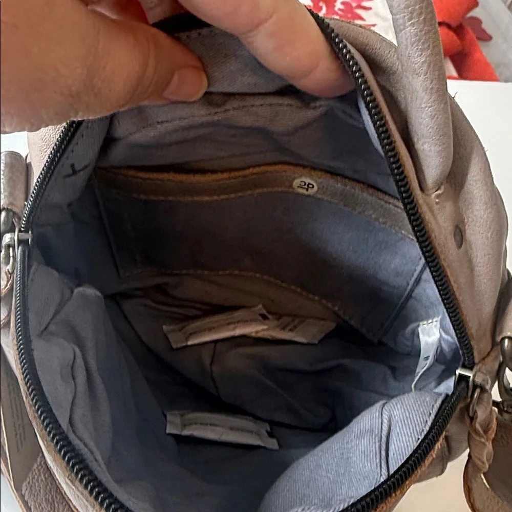Bed Stu Arenfield Leather Bag in Icicle Gray - Picture 9 of 13